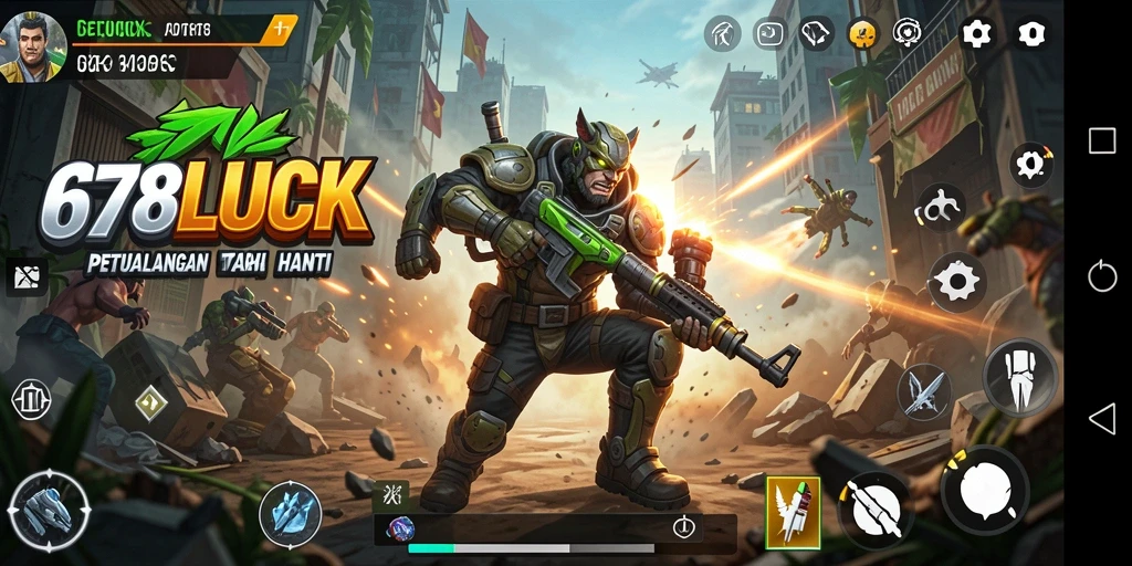 Screenshot utama 678LUCK menampilkan aksi pertarungan yang mendebarkan.