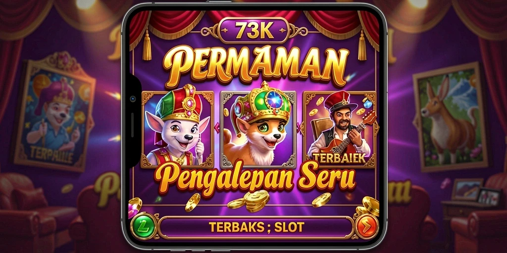 Tampilan gameplay seru di slot 73K dengan efek visual menakjubkan.