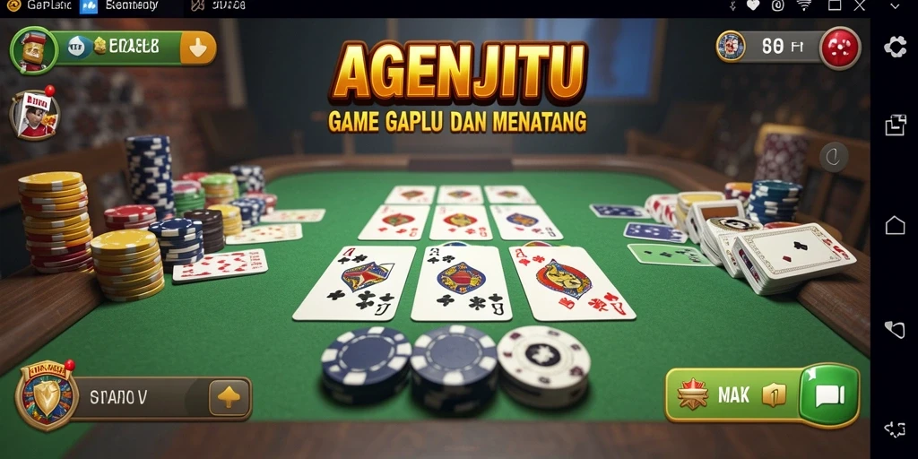 Tampilan gameplay AGENJITU yang menarik dan interaktif.