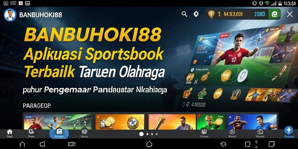 Tampilan sesi taruhan langsung dalam aplikasi BANBUHOKI88.