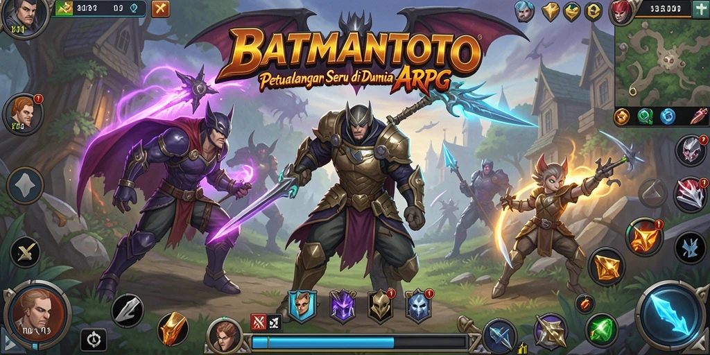 Screenshot gameplay ARPG yang menegangkan di BATMANTOTO.