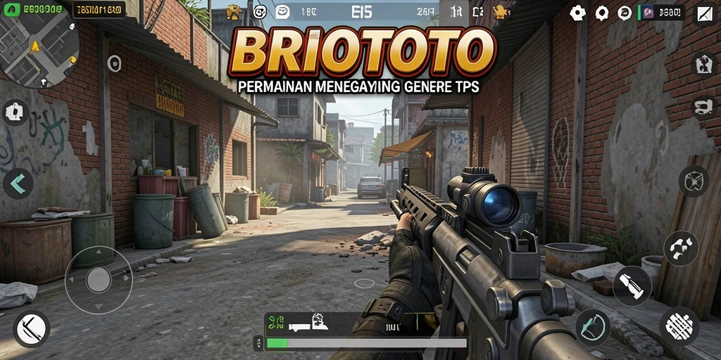 Tampilan penuh aksi dari gameplay BRIOTOTO di genre TPS.