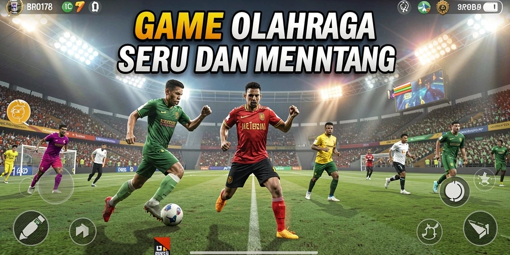 Tampilan gameplay seru di BRO178 dengan aksi olahraga yang mendebarkan.