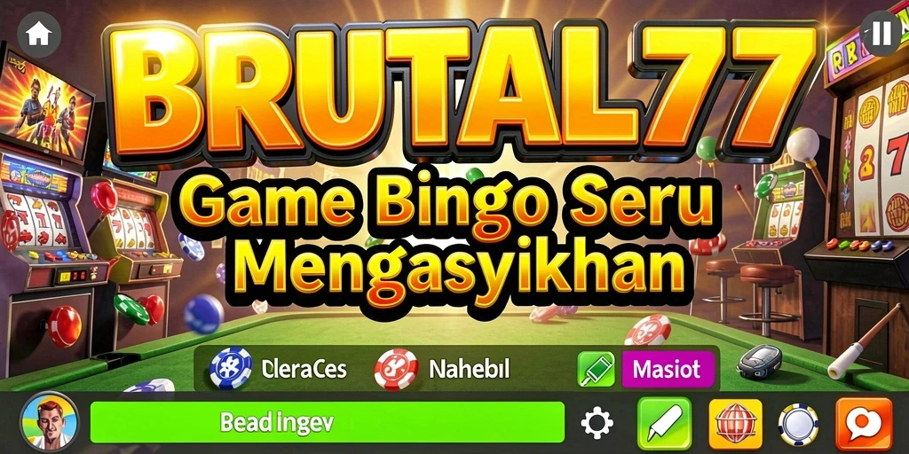 Tampilan gameplay Bingo yang menarik dan interaktif di BRUTAL77.
