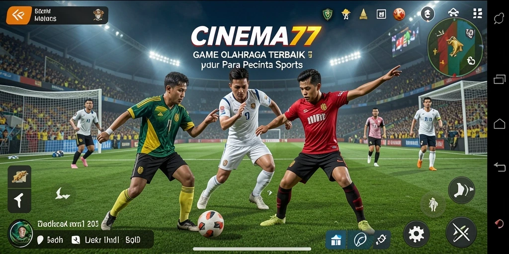 Tampilan gameplay seru dan interaktif dari CINEMA77.