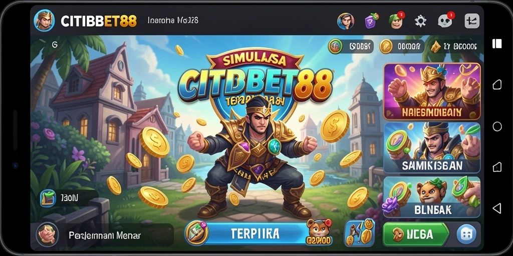 Screenshot utama CITIBET88 menampilkan gameplay Simulation yang menarik.