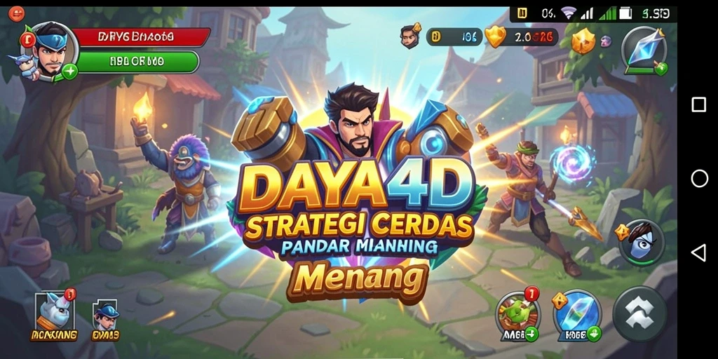 Tangkapan layar menunjukkan strategi permainan yang mendalam di DAYA4D.