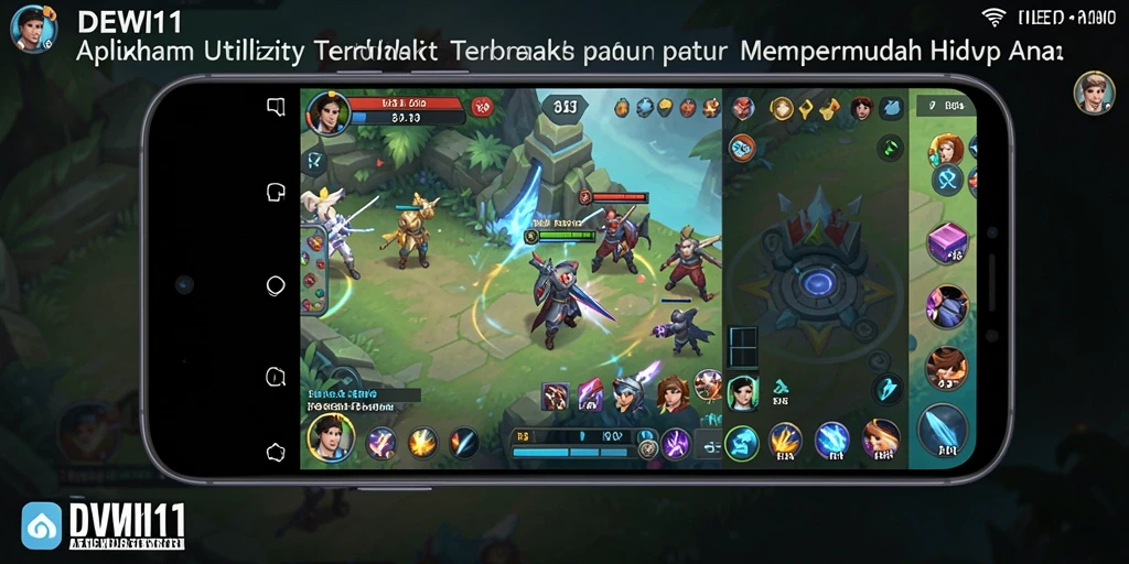 Tampilan utama DEWI11 yang responsif dan intuitif.
