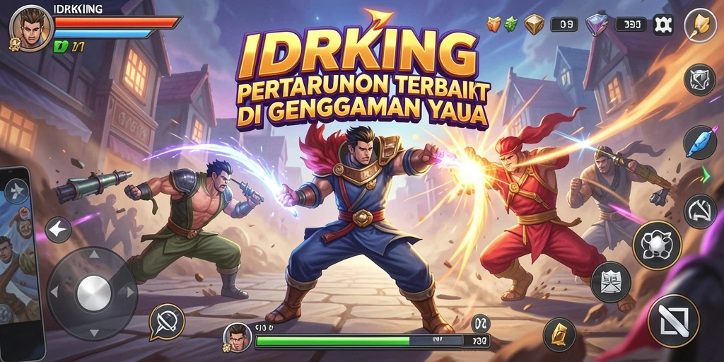 Gambaran gameplay seru dari IDRKING di arena pertarungan.