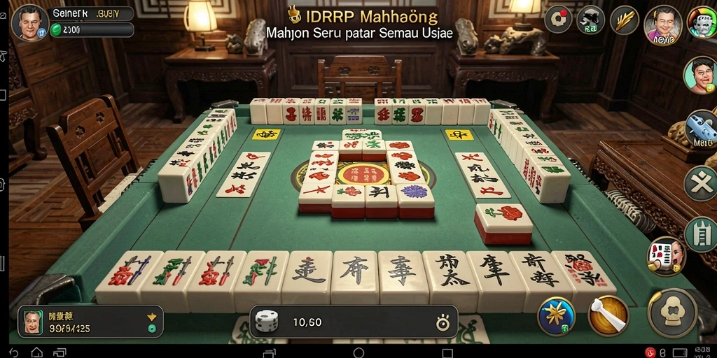 Tangkapan layar IDRRP menampilkan momen seru permainan Mahjong.