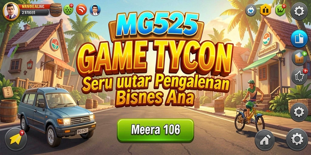 Tangkapan layar MG525 menunjukkan gameplay Tycoon yang menarik.