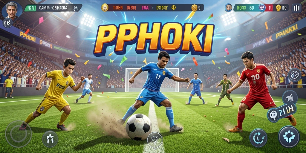 Gameplay seru PPHOKI dengan aksi olahraga mendebarkan.