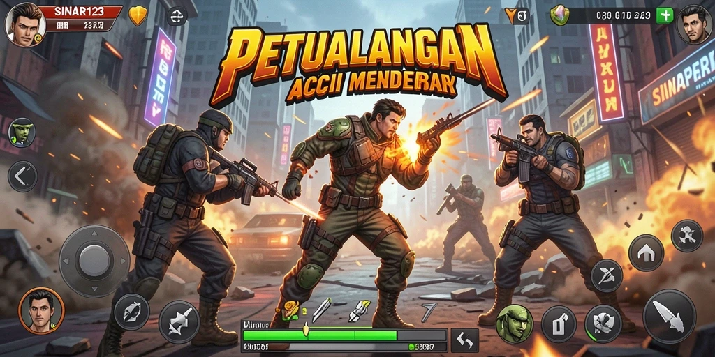 Gameplay aksi yang mendebarkan di SINAR123 dengan karakter dan tantangan seru.