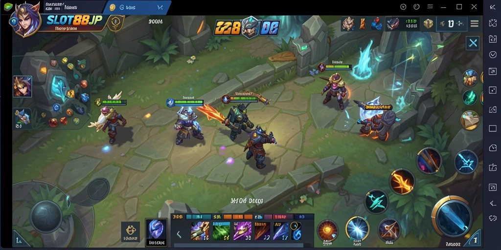 Gameplay seru SLOT88JP dalam aksi di medan perang.