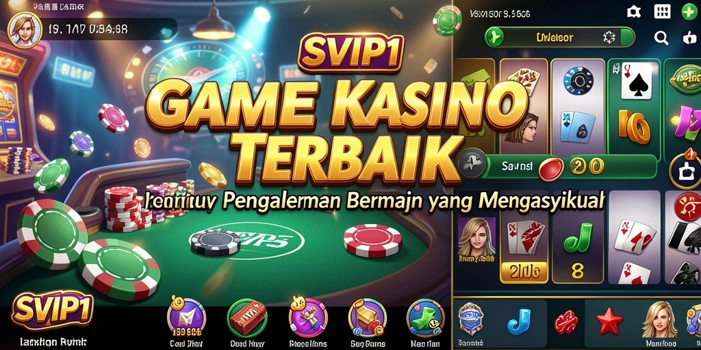 Tampilan menarik gameplay <strong>SVIP1</strong> dengan berbagai pilihan permainan Kasino.