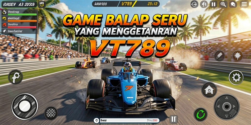 Tampilan seru gameplay balap di VT789.
