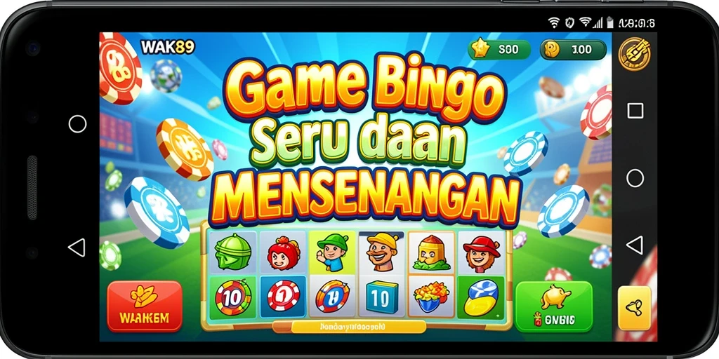 Screenshot utama WAK89 menampilkan pencarian Bingo yang seru.