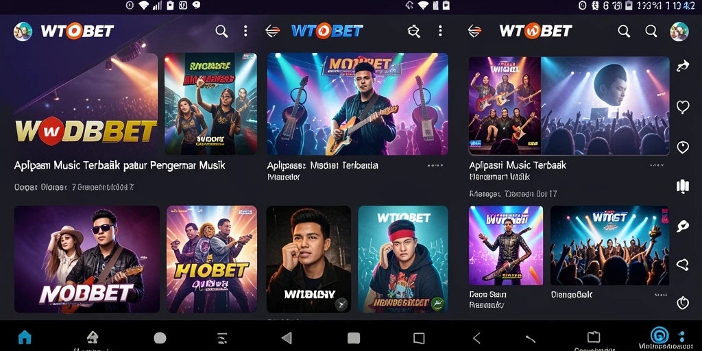 Tampilan utama <strong>WTOBET</strong> yang menarik dengan gameplay musik yang seru.